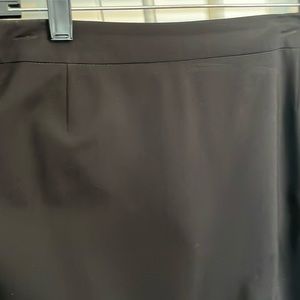 Classic black fitted lined skirt by HUGO BOSS.